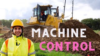 My Introduction to Machine control on a Dozer [upl. by Haimorej369]