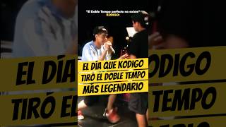 El día que KODIGO TIRÓ el DOBLE TEMPO MÁS LEGENDARIO y HUMILLÓ a DREFQUILA ☠️🔥 Kodigo Freestyle [upl. by Wane293]