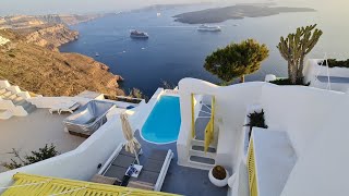 Dreams Luxury Suites Imerovigli Santorini Greece 🇬🇷 [upl. by Eidnac]