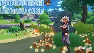 Genshin Impact Glitch  Matsutake Farming Guide [upl. by Konikow]