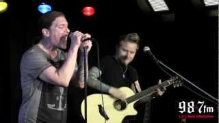 Shinedown  Acoustic Version of quotThe Sound of Madnessquot at 987FM [upl. by Player64]