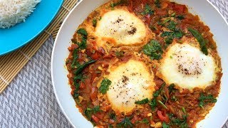 ডিমের শাকশুকা  ডিম পোঁচ ভুনা  Dim Pocha Bhuna Recipe Bangla  Shakshuka Recipe [upl. by Anreval5]