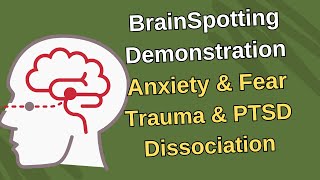 Brainspotting Demonstration  Anxiety Depression PTSD Dissociation Fear amp Hypervigilance [upl. by Wong]