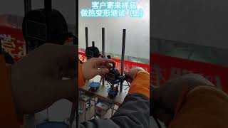 热变形测试视频 1 Demo video of Thermal Deformation Vicat Softening Point Temperature Tester part one [upl. by Neukam]