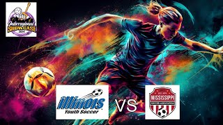 Illinois ODP 2013 Girls Older vs Mississippi 2012 Girls 31 [upl. by Zoubek55]