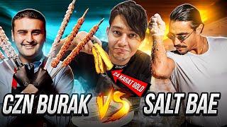 CZN Burak vs Salt Bae  Whose food is better [upl. by Wales876]