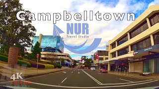 Campbelltown Travel Video by Car in 4K  Top Tourist Destinations in Campbelltown [upl. by Narib]