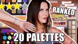 BEST and WORST  Eyeshadow Palettes Ranked [upl. by Minabe932]