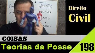 Direito Civil  Aula 198  Teorias da Posse É isso [upl. by Kcirddet]