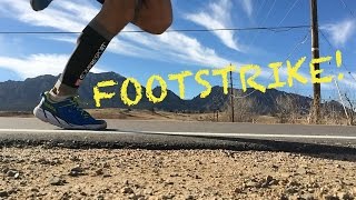 Proper Running Footstrike Forefoot vs Heelstrike vs Midfoot Technique [upl. by Yenial]