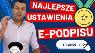 Najlepsze ustawienia podpisu elektronicznego kwalifikowanego Certum  Epodpis w praktyce 10 [upl. by Airalav]