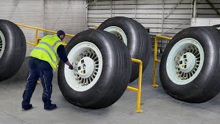 Inside Super Advanced Factory Producing 6000 Plane Tyres [upl. by Wiburg567]