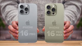 iPhone 16 Pro vs iPhone 16 Pro Max [upl. by Lavotsirc]