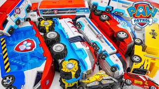 Paw Patrol toys unboxing ASMR  PAW Patroller Rescue amp Transport Vehicle  Chase Rubble Marshall [upl. by Casi]