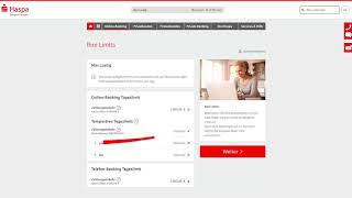 Wie ändere ich mein Überweisungslimit  Hamburger Sparkasse  OnlineBanking Haspa [upl. by Imoyik582]