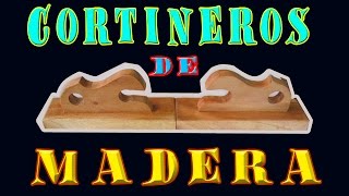 Cómo Hacer unos Sencillos Pero Bonitos Cortineros De Madera [upl. by Nniuqal981]