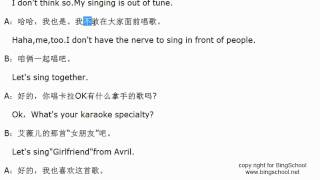 chinese conversation learn chinese chinese beginners learn mandarin go to karaoke [upl. by Ammej]