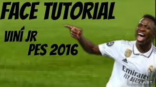 Face tutorial Vinicius jr pes 2016 [upl. by Asirral]