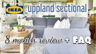 IKEA UPPLAND SECTIONAL REVIEW  FAQ [upl. by Orvas]