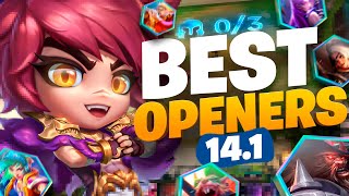 Best Openers and How to Play Early Game  TFT Patch 141 [upl. by Goddart]