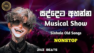 සද්දෙට අහන්න 2024 Musical Show Sinhala Old Songs  NONSTOP  Best Song Collection ZIUZBEATS [upl. by Nosnev872]