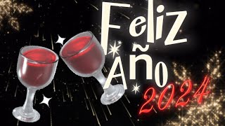 Feliz año nuevo para ti Bonito mensaje de felicitación de año nuevo Adiós 2023 Happy new year [upl. by Fahy]