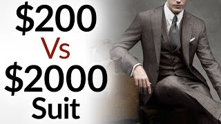 200 Vs 2000 Mens Suit  5 Differences Between Low amp High Quality Suits  Cheap Vs Expensive [upl. by Nelan]