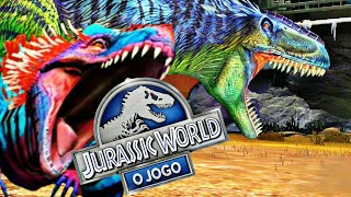 Em Busca do Híbrido Yudon 1 Evoluindo Yutirannus Rei da Arena Jurassic World o Jogo The Game [upl. by Itsirc]