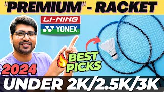 Best Badminton Racket Under 3000⚡Top 5 Rackets in 2024⚡Best Badminton Racket Under 2500 [upl. by Esmerelda]