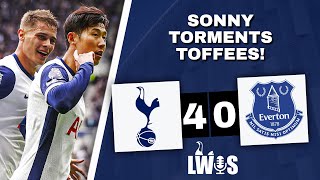 SONNY 손흥민 TORMENTS Toffees Tottenham 40 Everton • Premier League • PostMatch ANALYSIS Podcast [upl. by Hendel]