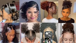 💖🦋Gorgeous hairstyles on medium  long curly hair  curly hairstyles compilation ✨ [upl. by Ynnahc]