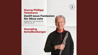 Fantasia No 8 in A Major TWV 4033 Arr for Oboe by Hansjörg Schellenberger [upl. by Sall]