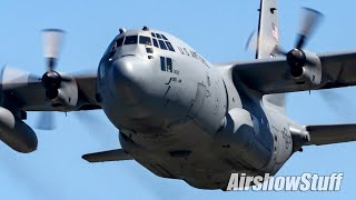 C130 Hercules Capabilities Demo  Cleveland Airshow 2023 [upl. by Eceinwahs442]