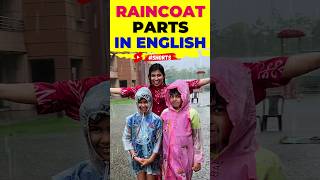 Raincoat Parts in English Learn English Vocabulary English Connection shorts [upl. by Sperling]