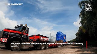 Watch how heavy engines were transported using efficient plugandplay solution [upl. by Bottali644]