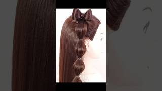 Two poinytail hairstyle for school girls new trending schoollife [upl. by Chucho389]