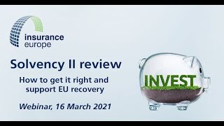 Solvency II webinar  16 March 2021 [upl. by Andrien]