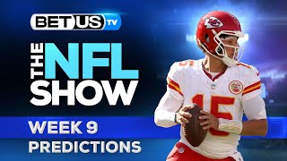 NFL Week 9 Predictions  Free Football Picks Betting Odds and Best Bets [upl. by Murial]