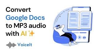 Convert Google Docs to MP3  Create Audiobooks from Documents [upl. by Halden]