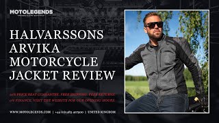 Halvarssons Arvika motorcycle jacket review [upl. by Mateo]