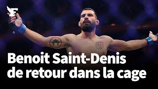 Le combattant Benoît SaintDenis de retour dans la cage à Paris [upl. by Zacharia462]