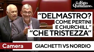 Per Nordio Delmastro è come Churchill e Pertini Giachetti sbotta quotChe tristezzaquot [upl. by Ynaffat]