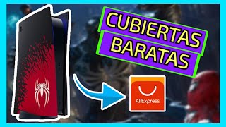 UNBOXING Cubiertas Marvel´s SPIDERMAN PS5 de ALIEXPRESS Replicas ¿Valen la pena Playstation 5 [upl. by Mutua]