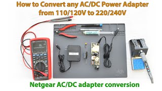 How to convert any 110120V ACDC Power Adapter to 220240V Electricity [upl. by Catharina]