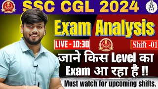 SSC CGL 9 Sep Shift 1 Analysis  SSC CGL Exam Analysis 2024  Maths Analysis Know the level of Exam [upl. by Ramar]