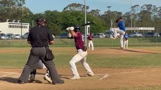 Max Durrington Inside Park Home Run at 2024 Australian Youth Championships U18 [upl. by Onaivatco789]