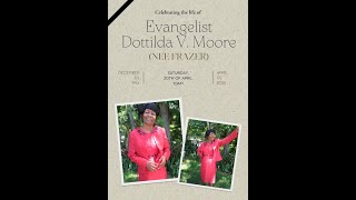 Evangelist Dottilda Moore Funeral Official Video [upl. by Hayikaz599]