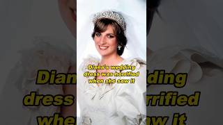 Dianas wedding dress was horrified when she saw itshortvideo history [upl. by Dill]