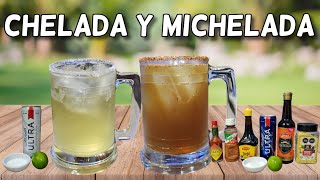 ¿Cómo Preparar LA CHELADA y LA MICHELADA 🍋🍺🧊🌶  2 RECETAS  MICHELADA ORIGINAL  Michelada [upl. by Eilrahs]