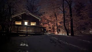 Winter camping at Pinery in a cabin [upl. by Thomas807]